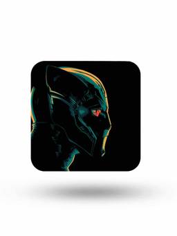 Macmerise - Illuminated Black Panther Pattern Square Coaster