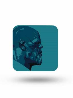 Macmerise - Illuminated Thanos Pattern Square Coaster