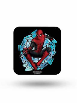 Macmerise - Web Shooting Spidey Pattern Square Coaster