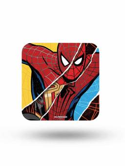 Macmerise - Spidey suits Pattern Square Coaster