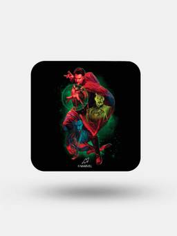 Macmerise - Dr Strange Triple Exposure Pattern Square Coaster