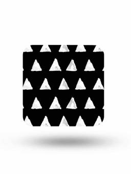 Macmerise - Masaba Black Cone Pattern Square Coaster