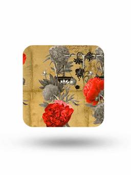Macmerise - Masaba Floral Scale Pattern Square Coaster