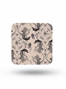 Macmerise - Payal Singhal Blush Arabic Jannat Pattern Square Coaster