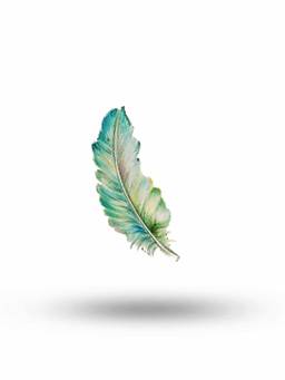 Macmerise - SK Feather Art Pattern Square Coaster