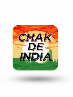 Macmerise - SM Chak De India Pattern Square Coaster