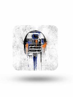 Macmerise - Astro Droid Pattern Square Coaster