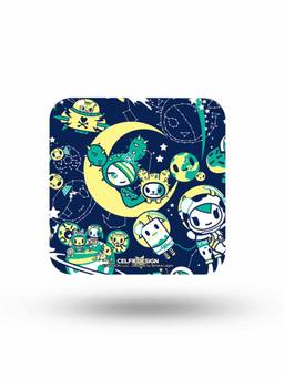 Macmerise - TD Cactus Friends Pattern Square Coaster