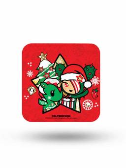 Macmerise - TD Merryland Pattern Square Coaster
