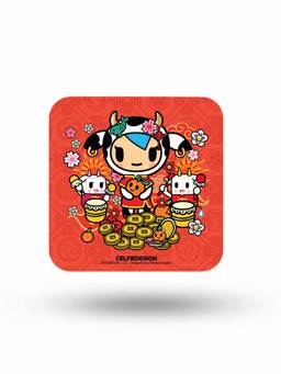 Macmerise - TD Moofia Art Pattern Square Coaster