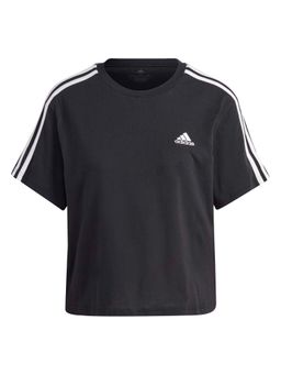 adidas - Women Black Essentials 3-Stripes T-shirt