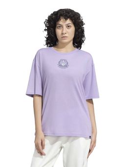 adidas - Women Purple Printed T-shirt