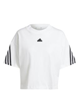 adidas - Women White Future Icons Stripes T-shirt