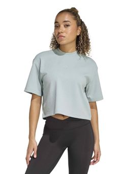 adidas - Women Green Puremotion Crop T-shirt