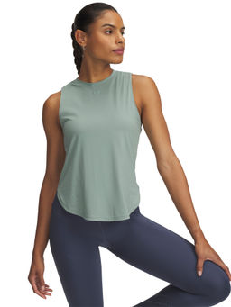 Under Armour - Green Launch Elite Sleeveless Tank Top