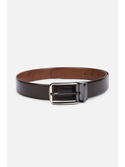Peter England - Men Brown Solid Genuine Leather Belt
