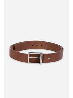 Van Heusen - Men Tan Solid Casual Belt
