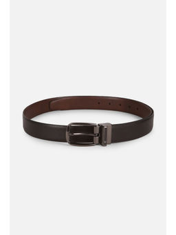 Van Heusen - Men Brown Textured Reversible Casual Belt