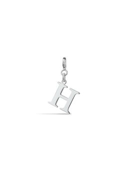 Anaar - Silver Alphabet H Charm