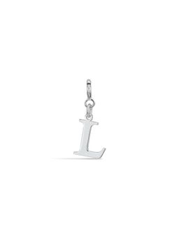 Anaar - Silver Alphabet L Charm