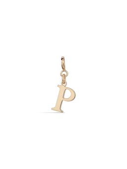 Anaar - Golden Alphabet P Charm