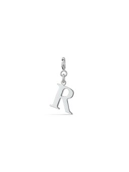 Anaar - Silver Alphabet R Charm