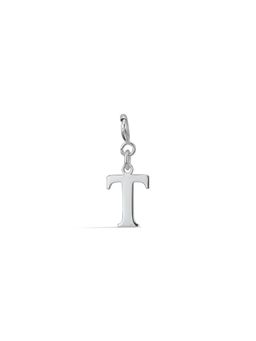 Anaar - Silver Alphabet T Charm
