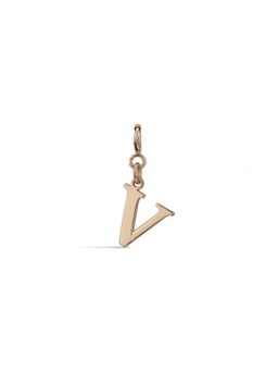 Anaar - Golden Alphabet V Charm