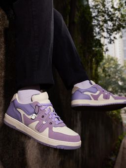 The Souled Store - Urban Blaze : Lavender Men Lavender Low Top Sneakers