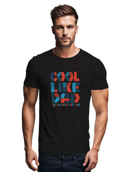 Tantra - Black Round Neck Typography Printed T-Shirt