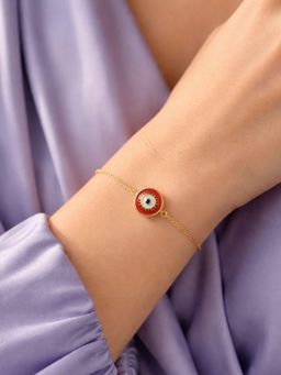 Digital Dress Room - Red Evil Eye Lumba Bracelet Women Gift