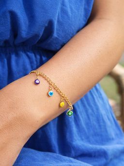 Digital Dress Room - Evil Eye Charm Bracelet Lumba for Women