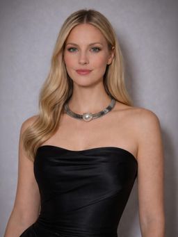 Odette - Silver Alloy Pearl Necklace for Women