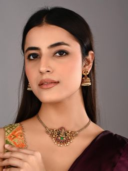 Anvik - Lord Lakshmi Choker Necklace Set