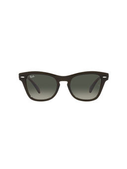 Ray-Ban - Transparent Olive Green Sunglasses (0RB0707S-Square-Green Frame-Grey Lens-54: 53 mm)