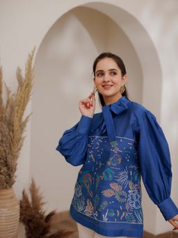 Kidar - Blue Colour Top