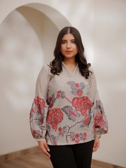 Kidar - Grey Colour Top