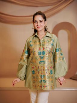 Kidar - Green Colour Shirt