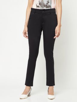 CRIMSOUNE CLUB - Women Black Straight Pant