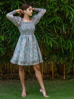 HOUSE OF JAMOTI - Blossom Grey Dress