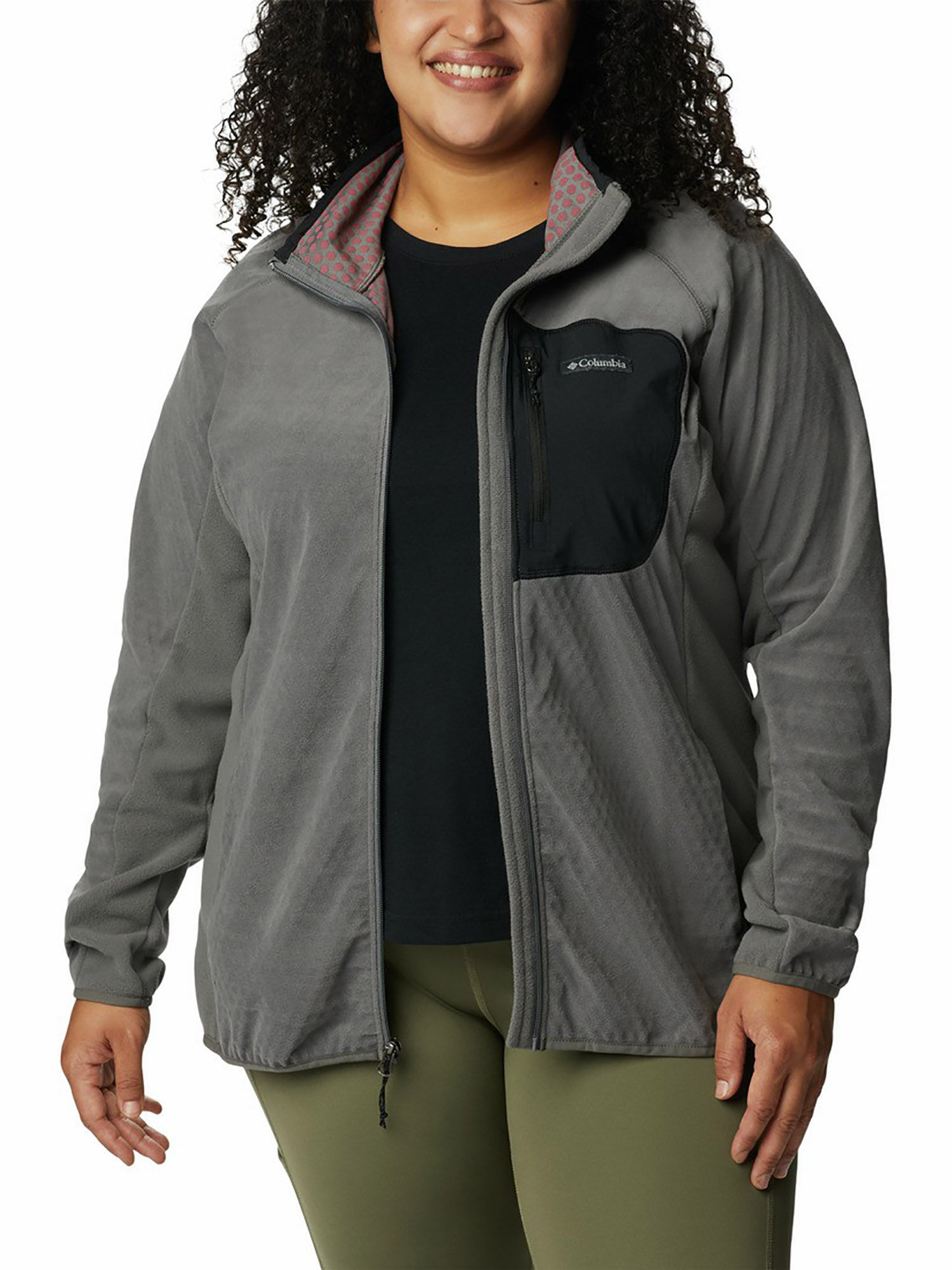 Buy Columbia Womens Grey Omni-Heat Helix W Outdoor Tracks Full Zip