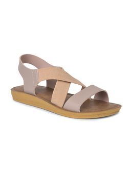 Bata - Women Beige Synthetic Sandals