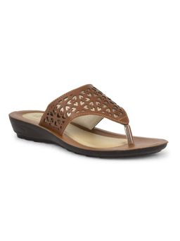 Bata - Women Brown Synthetic Sandals