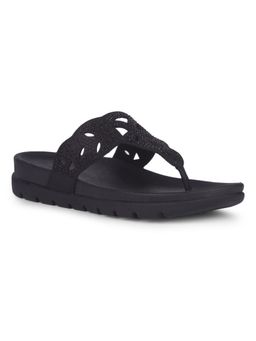 Scholl - Women Black Synthetic Sandals