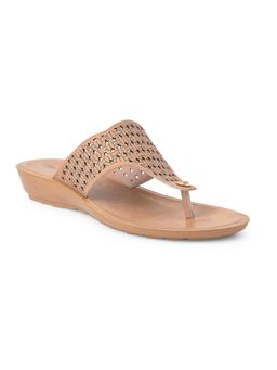 Bata - Women Beige Synthetic Sandals