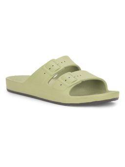 Bata - Women Green Plastic Sliders