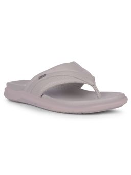 Scholl - Women Grey Leather Flipflops
