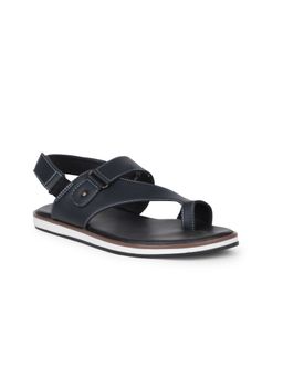 Bata - Men Navy Blue Synthetic Sandals