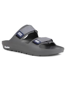 Bata - Men Grey Synthetic Sliders