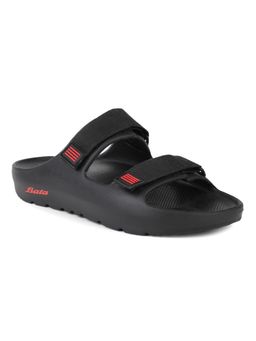 Bata - Men Black Synthetic Sliders